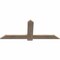 Ekena Millwork Eugene Smooth Timber Gable Bracket, Douglas Fir, 60"W x 25"H x 1 1/2"D x 5 1/2"F, 10/12 Pitch GBW060X25X0206EUG00SDF - alternate 2